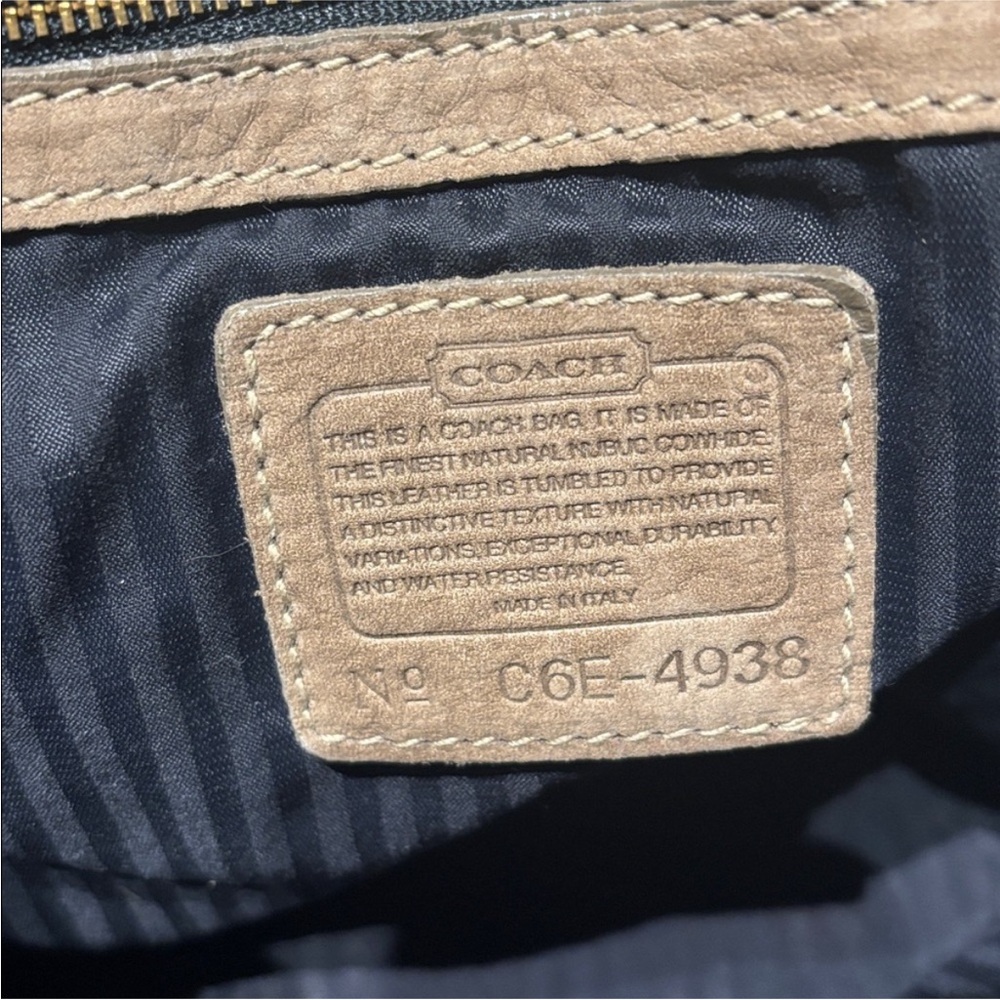 Vintage Coach Sonoma Nubuck Leather Chamois Backpack 4938. Made in Italy - Picture 4 of 13